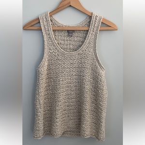Aerie Crochet Knit Tank Top